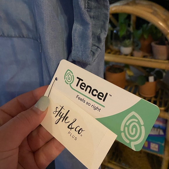 Camp Shirt - Macy’s Plus Size Brand New - Picture 4 of 6